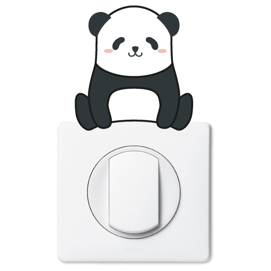 Light Switch Sticker - Panda