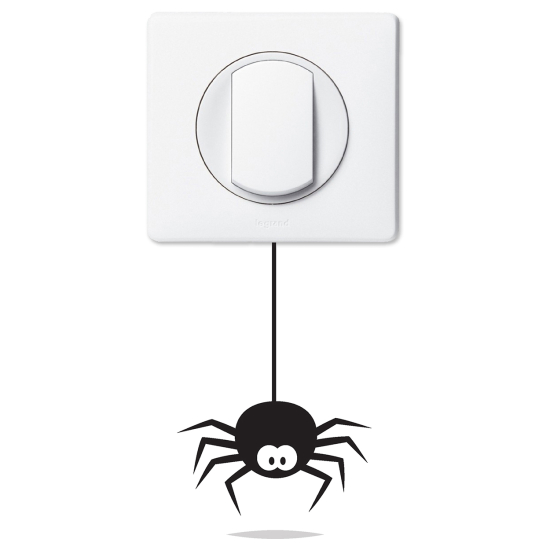 Light Switch Sticker - Spider