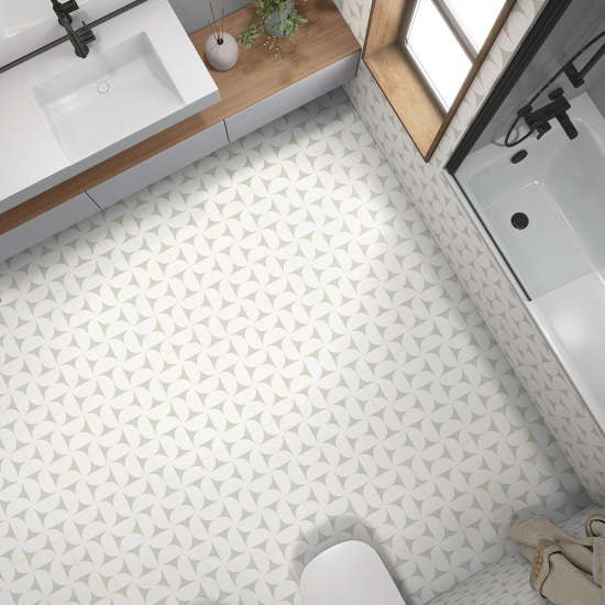 Non-slip Floor Tile Stickers - Geometric Pattern