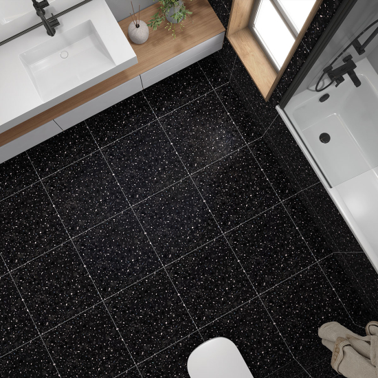 Non-slip Floor Tile Stickers - Terrazzo Pattern