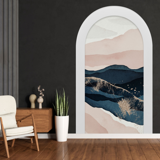 Optical Illusions Arch Wall Sticker - Abstract