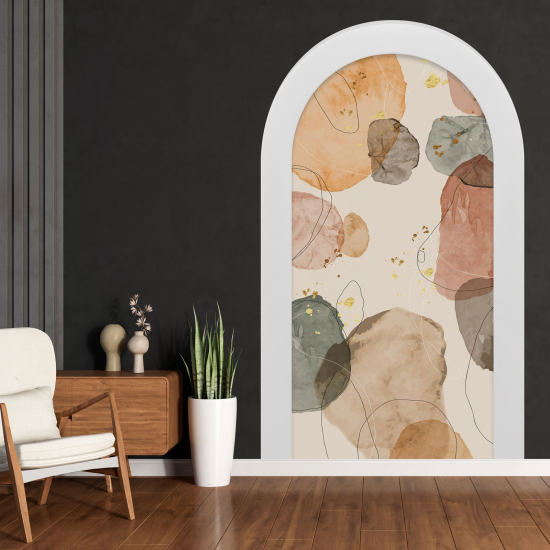 Optical Illusions Arch Wall Sticker - Abstract