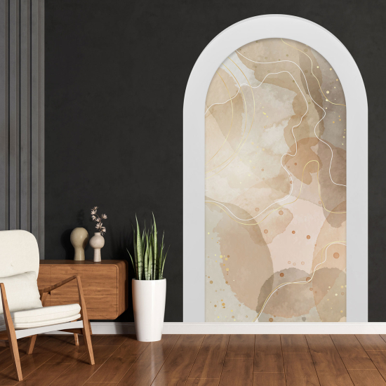 Optical Illusions Arch Wall Sticker - Abstract