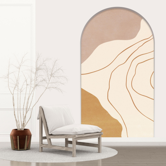 Optical Illusions Arch Wall Sticker - Abstract