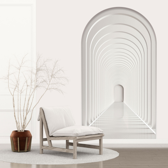 Optical Illusions Arch Wall Sticker - Arches Corridor