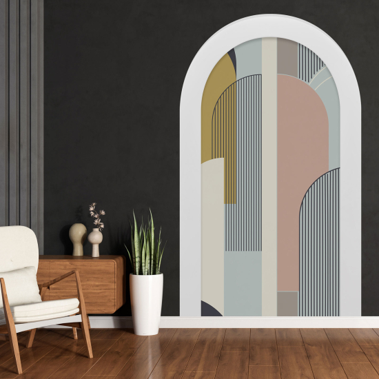 Optical Illusions Arch Wall Sticker - Arches Design