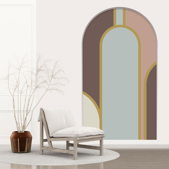 Optical Illusions Arch Wall Sticker - Arches design