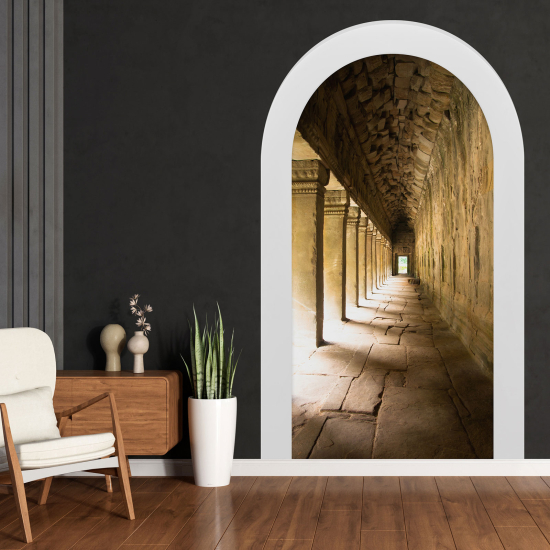 Optical Illusions Arch Wall Sticker - Column