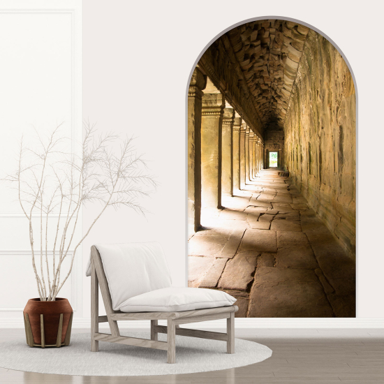 Optical Illusions Arch Wall Sticker - Column