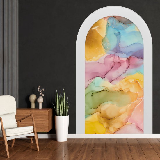 Optical Illusions Arch Wall Sticker - Design