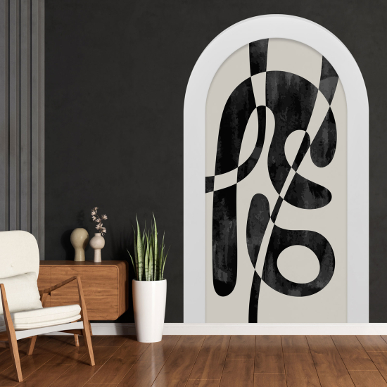 Optical Illusions Arch Wall Sticker - Design