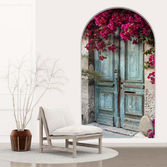 Optical Illusions Arch Wall Sticker - Door