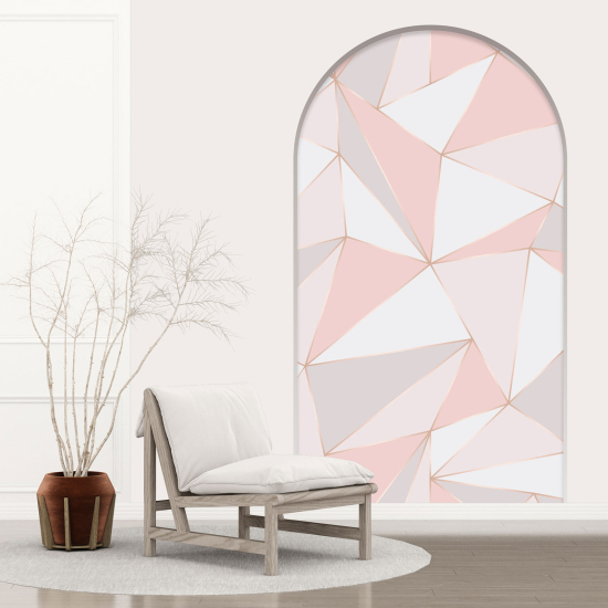 Optical Illusions Arch Wall Sticker - Geometric Pattern