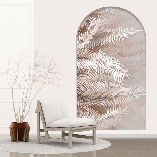 Optical Illusions Arch Wall Sticker - Leaves