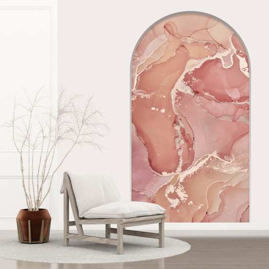 Optical Illusions Arch Wall Sticker - Marbled Effect