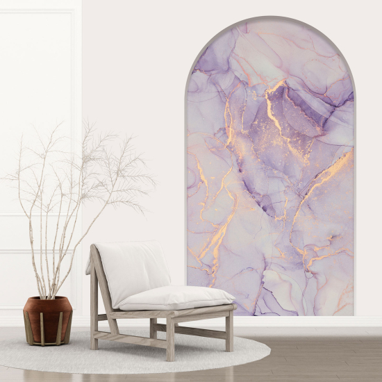 Optical Illusions Arch Wall Sticker - Marbled Effect