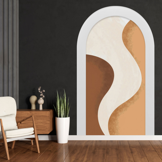 Optical Illusions Arch Wall Sticker - Modern