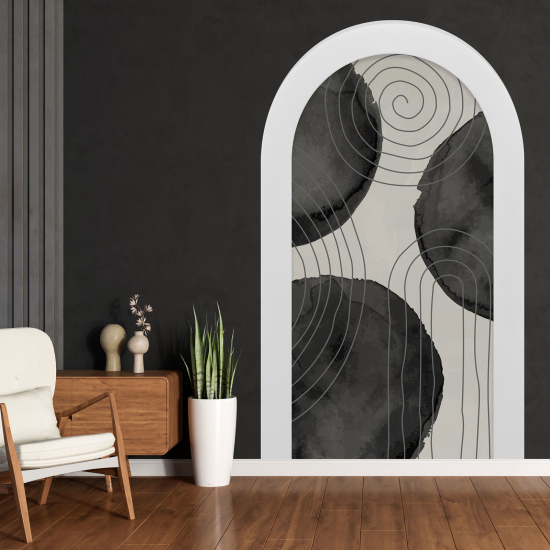 Optical Illusions Arch Wall Sticker - Modern