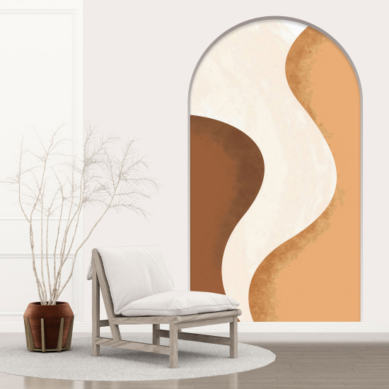 Optical Illusions Arch Wall Sticker - Modern