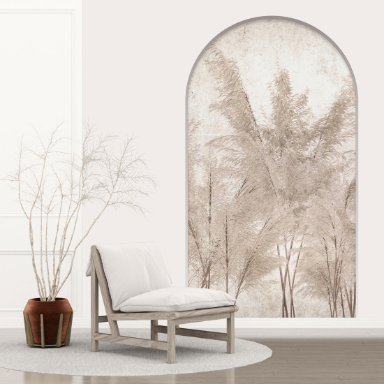 Optical Illusions Arch Wall Sticker - Pampas