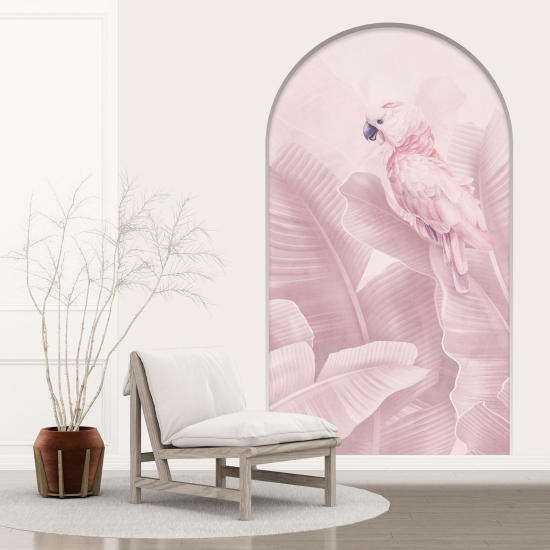 Optical Illusions Arch Wall Sticker - Parrot