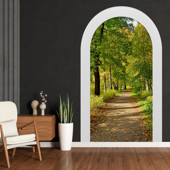 Optical Illusions Arch Wall Sticker - Path