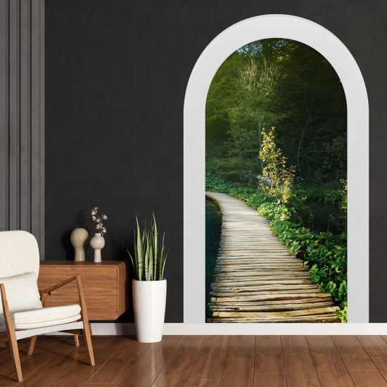 Optical Illusions Arch Wall Sticker - Path