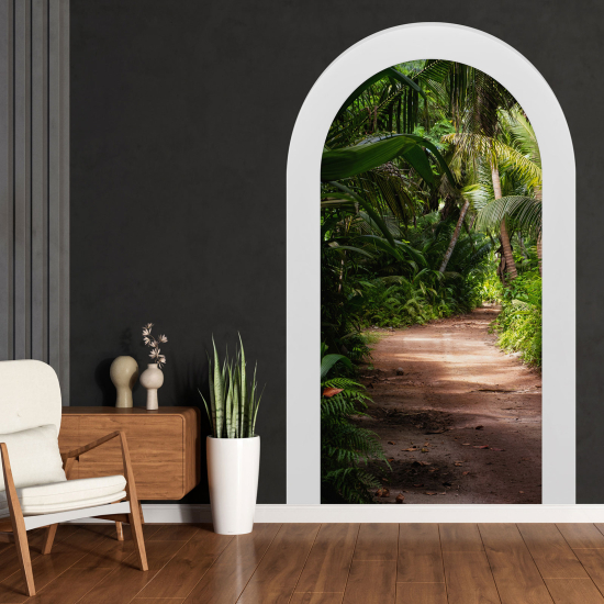 Optical Illusions Arch Wall Sticker - Path