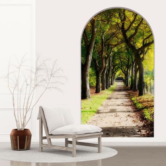 Optical Illusions Arch Wall Sticker - Path