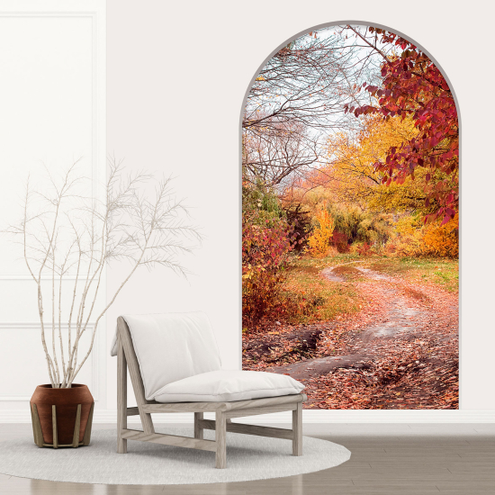 Optical Illusions Arch Wall Sticker - Path