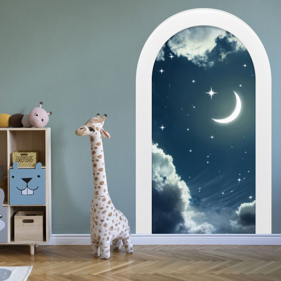 Optical Illusions Arch Wall Sticker - Sky