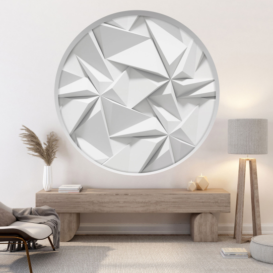 Optical Illusions Round Arch Wall Sticker - 3D effect