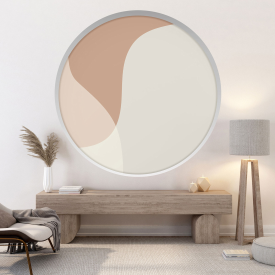 Optical Illusions Round Arch Wall Sticker - Modern