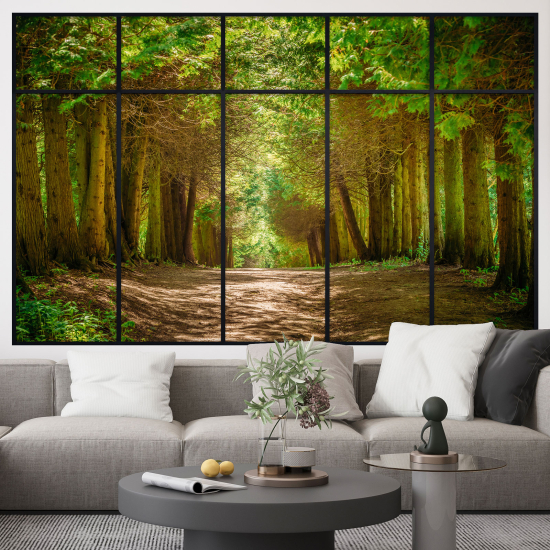 Optical Illusions Window Wall Sticker - Path