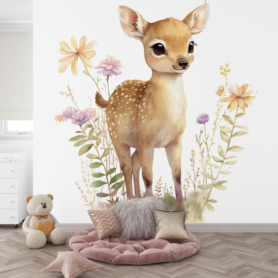 Panoramic Wallpaper - Kid Wall Mural - Bichette