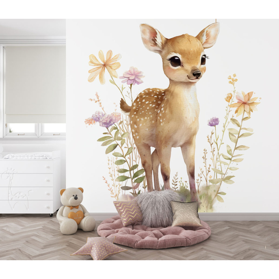 Panoramic Wallpaper - Kid Wall Mural - Bichette