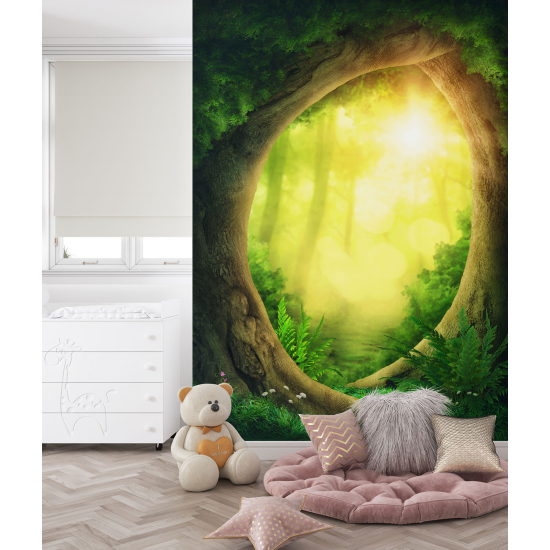 Panoramic Wallpaper - Kid Wall Mural - Forest