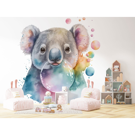 Panoramic Wallpaper - Kid Wall Mural - Koala