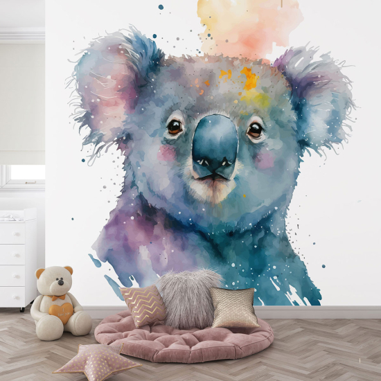 Panoramic Wallpaper - Kid Wall Mural - Koala