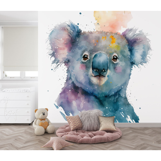 Panoramic Wallpaper - Kid Wall Mural - Koala