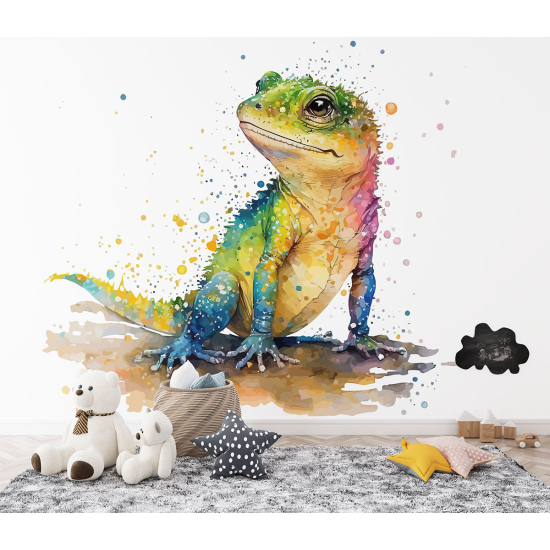 Panoramic Wallpaper - Kid Wall Mural - Lizard