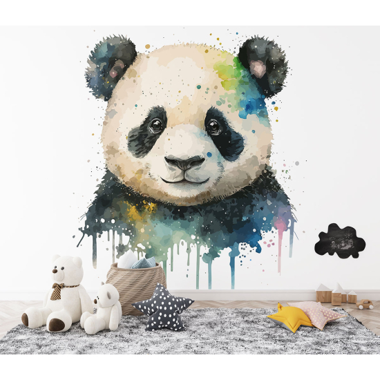 Panoramic Wallpaper - Kid Wall Mural - Panda