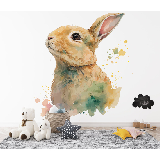 Panoramic Wallpaper - Kid Wall Mural - Rabbit