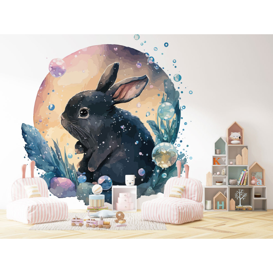 Panoramic Wallpaper - Kid Wall Mural - Rabbit