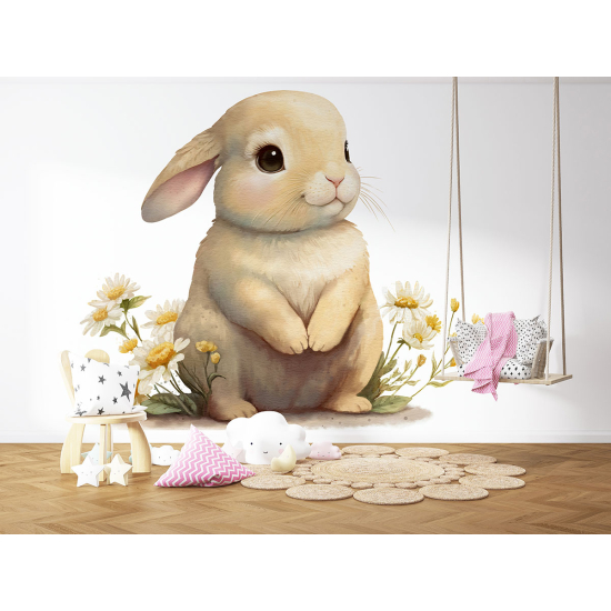 Panoramic Wallpaper - Kid Wall Mural - Rabbit