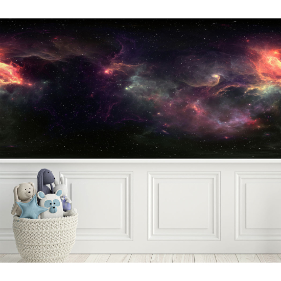 Panoramic Wallpaper - Kid Wall Mural - Space