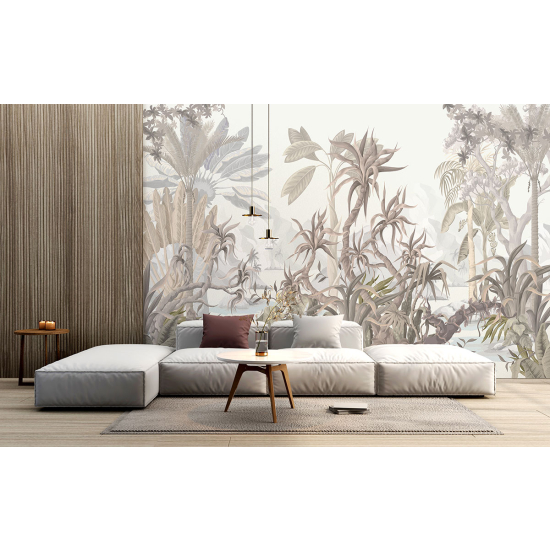 Panoramic Wallpaper - Kid Wall Mural - Tropical forest