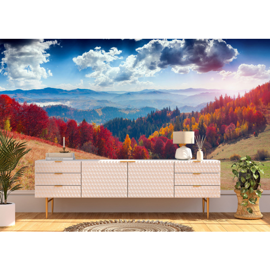 Panoramic Wallpaper - Wall Mural - Autumn Landscape