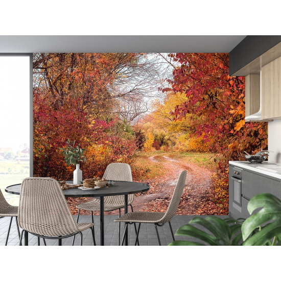 Panoramic Wallpaper - Wall Mural - Autumn Landscape