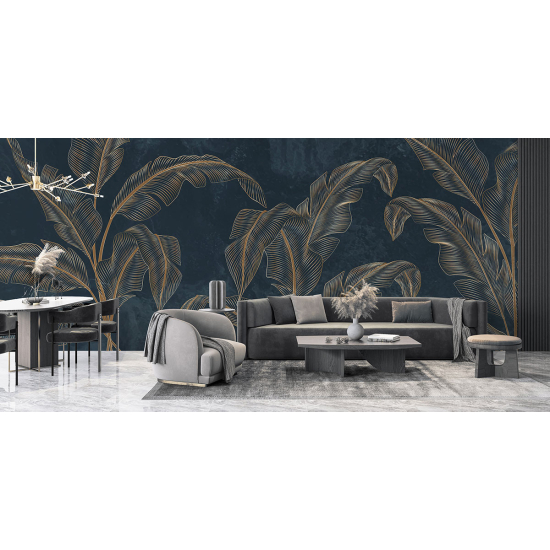 Panoramic Wallpaper - Wall Mural - Banana Stems